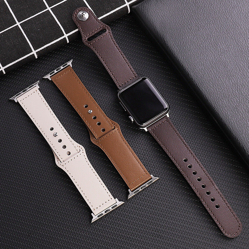 Business Clinch Cow Leather Watch Strap