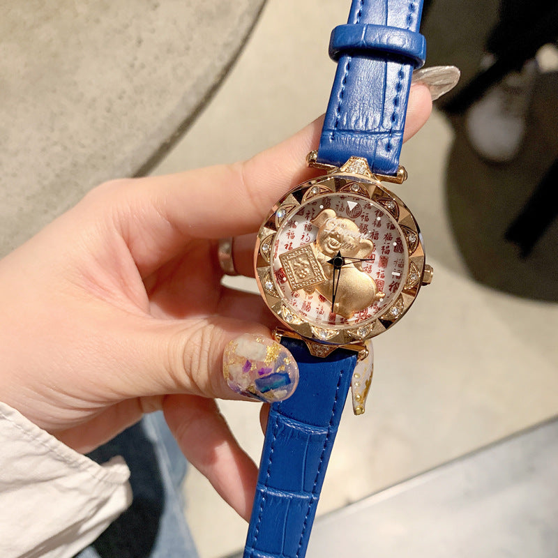When The Golden Pig Girl's Watch Comes, It Will Transfer Fashion Watches