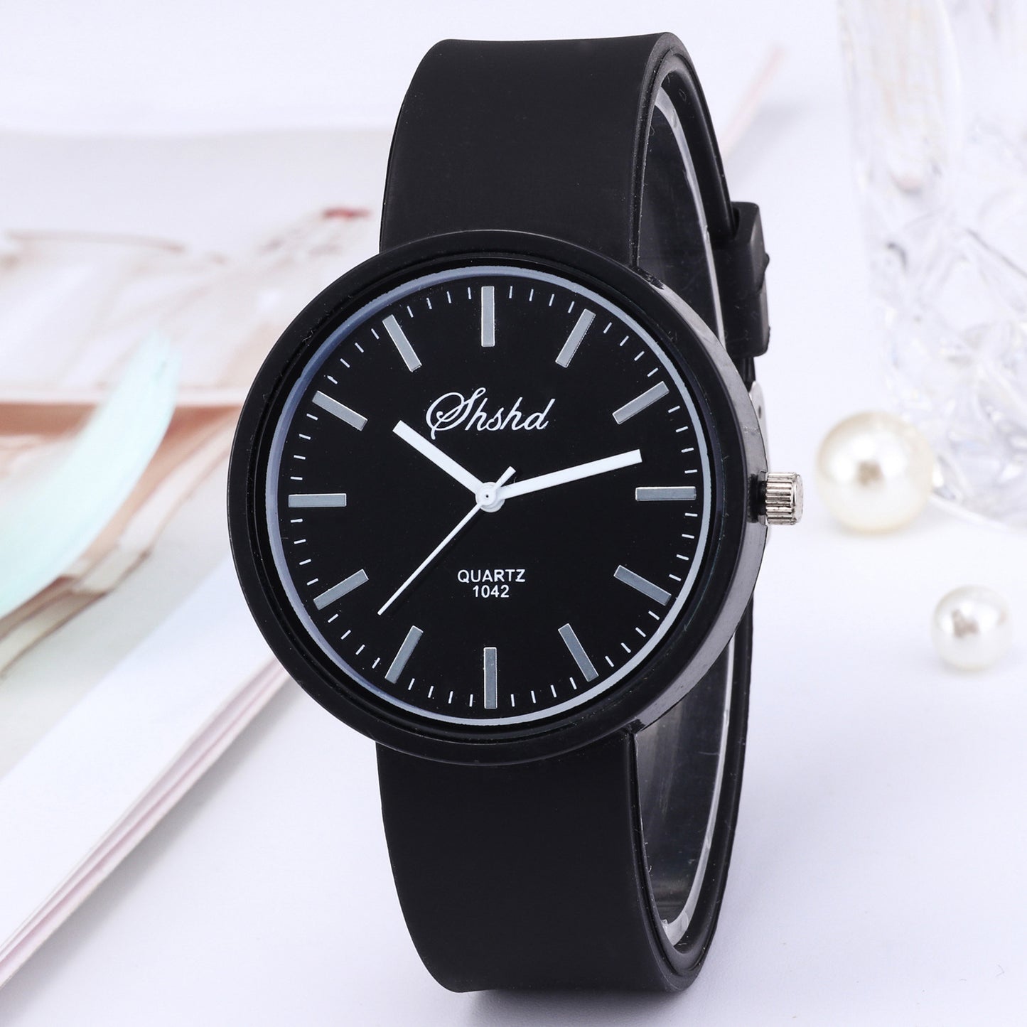 Girls Casual Candy Color Jelly Watch Students