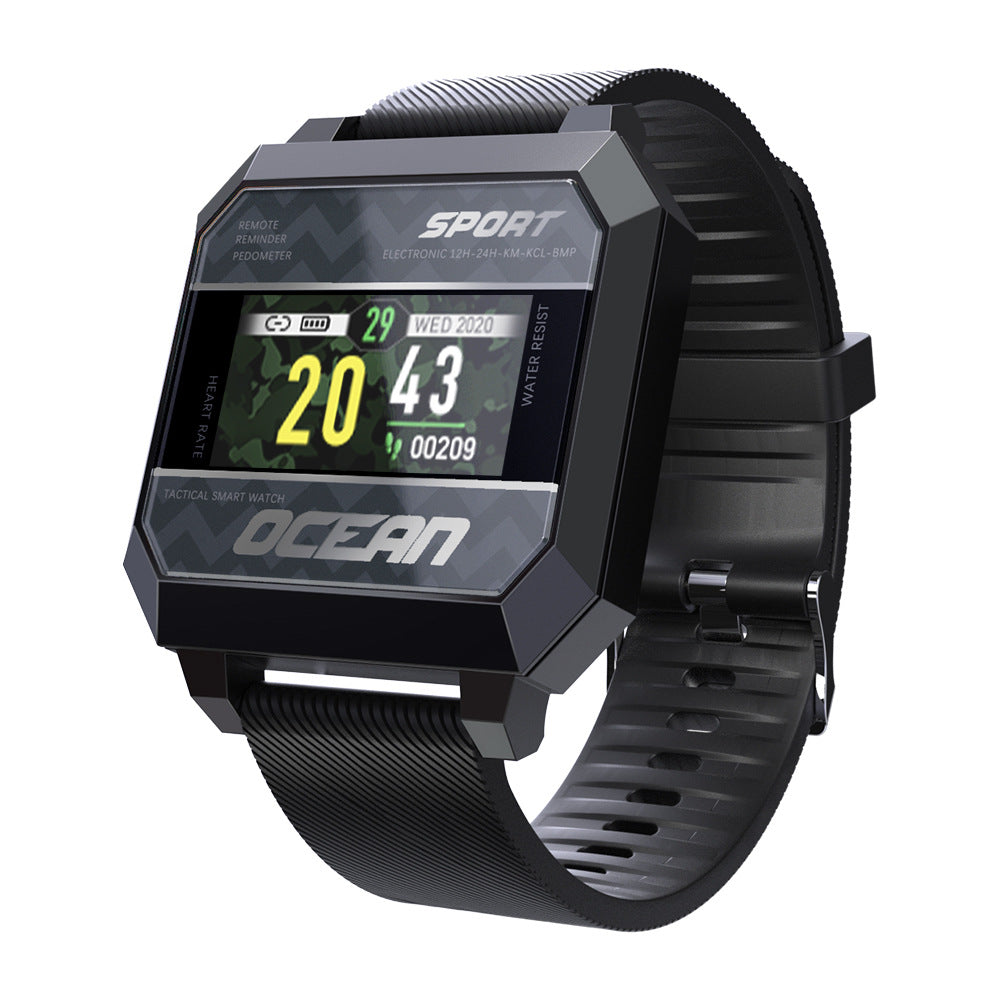 Heart Rate Blood Pressure Oximeter Step Smart Sports Watch