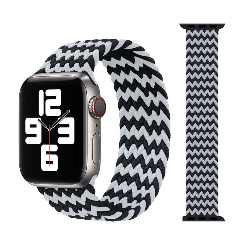 Fashion Trend New Watch Strap Elastic Single Loop Braided