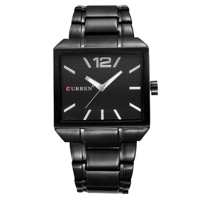 Men's Casual Stainless Steel Strap Quartz Watch
