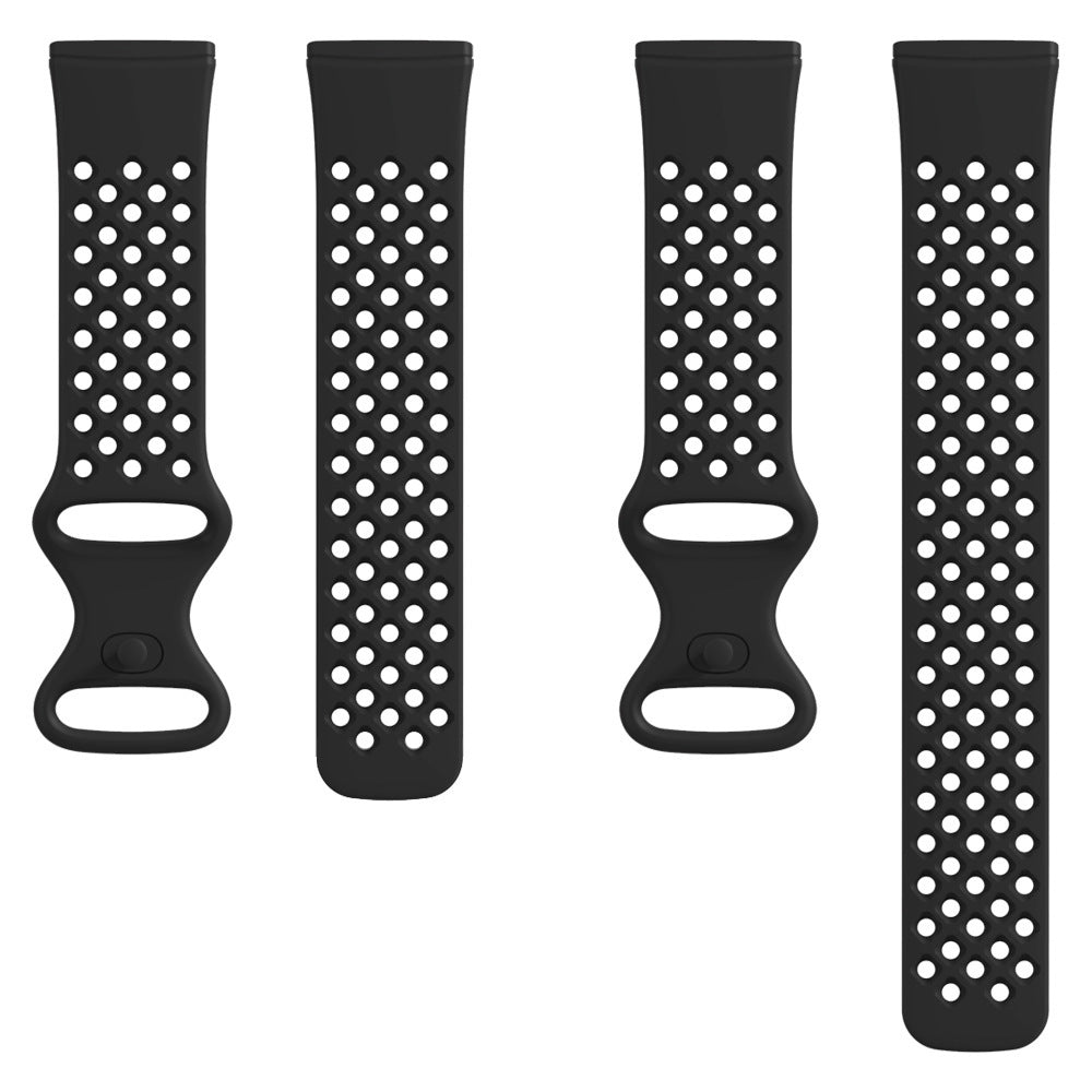 Unisex Breathable Silicone Wristband Hole Strap