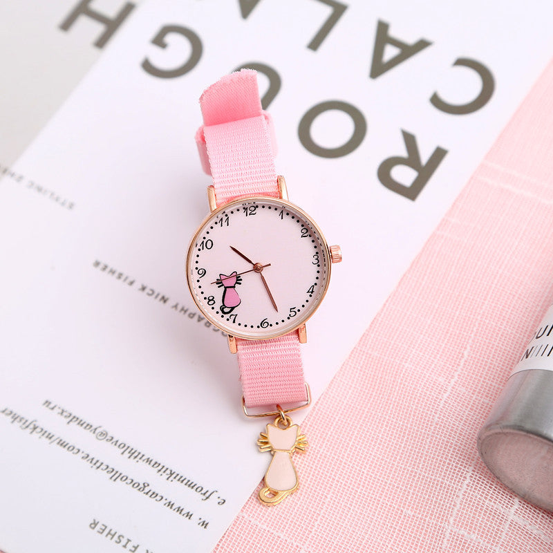 Girl Heart Watch Girl Cute Pendant Macaron Female Watch