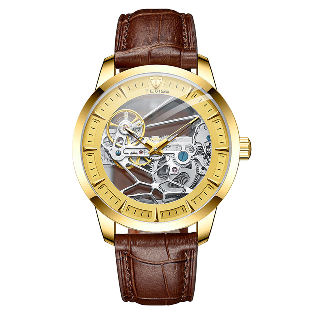 Watch Men's Mechanical Watch Automatic Waterproof Hollow Mechanical Watch Men