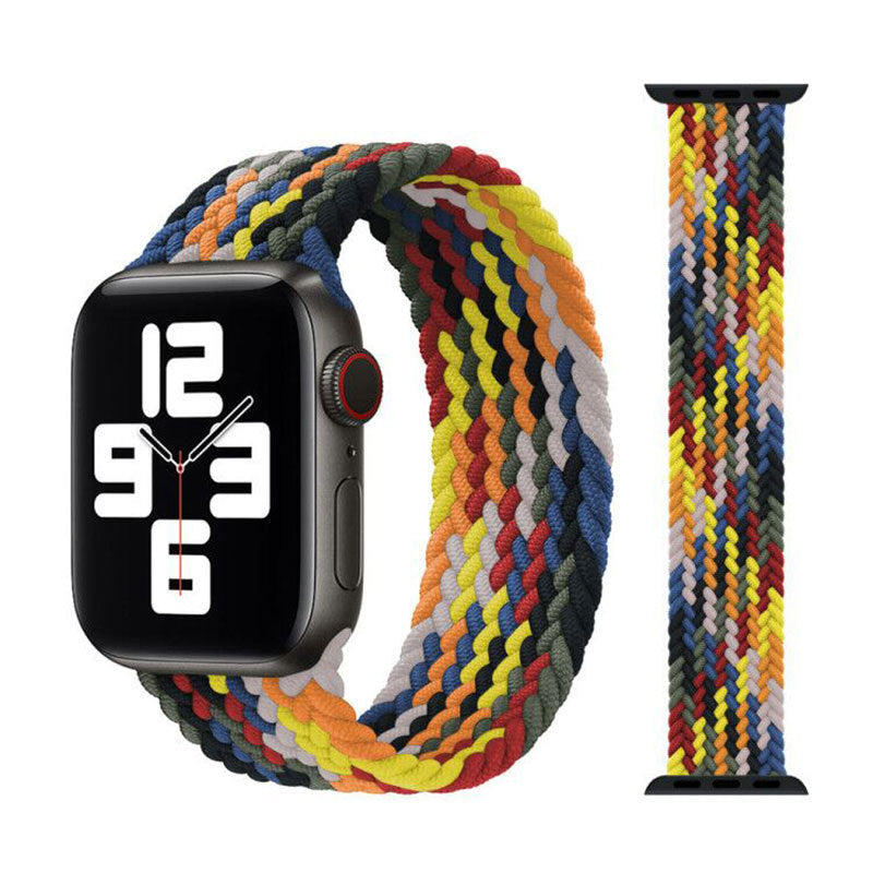 Fashion Trend New Watch Strap Elastic Single Loop Braided