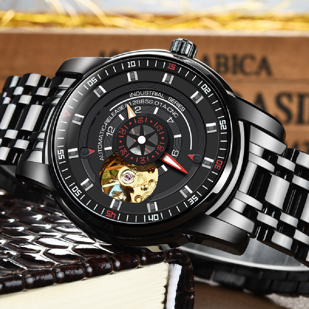 Fully Automatic Fashion Steel Band Watch