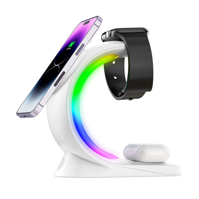 Light Charging Station For Airpods Pro I-phone Watch