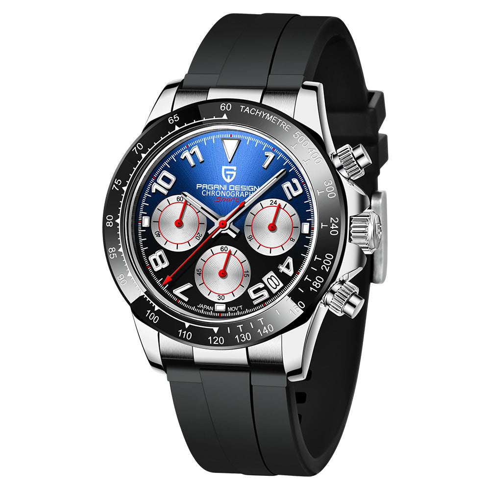 Men's Watches Quartz Multifunction Chronograph Trendy Men