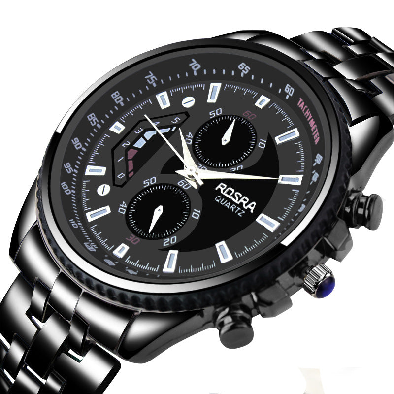 Men's Steel Band Fashion Quartz Watch