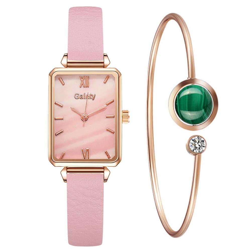 Gaiety Women Fashion Quartz Watch Bracelet Set