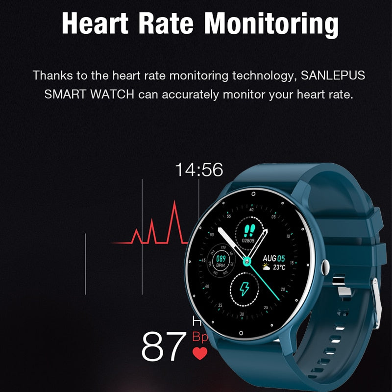 Fashion Smart Watch Ladies Heart Rate Blood Pressure