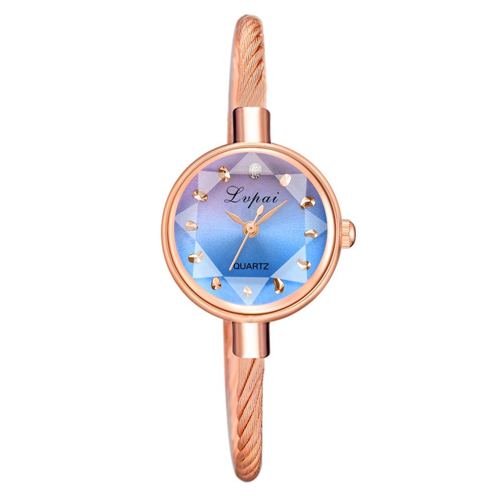 Brand New Ladies Watch Small Rose Gold Bangle Bracelet