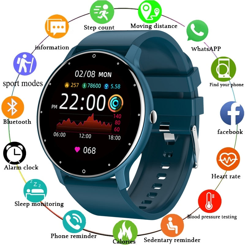 Fashion Smart Watch Ladies Heart Rate Blood Pressure