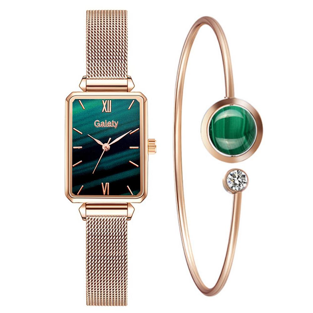 Gaiety Women Fashion Quartz Watch Bracelet Set