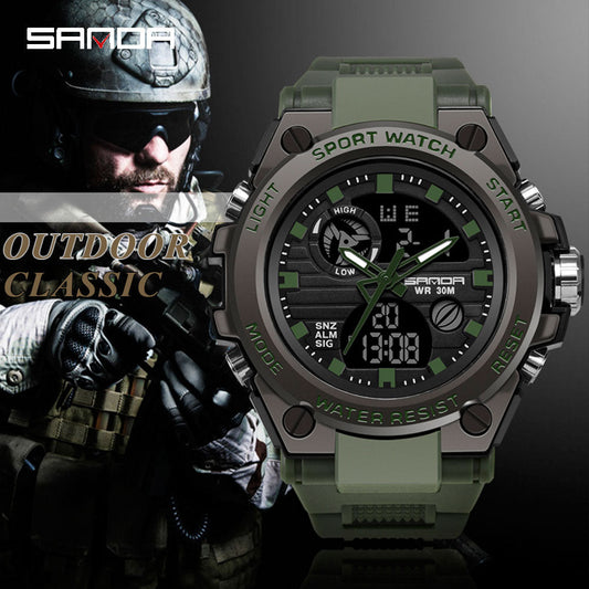 SANDA Brand G Style Men Digital Watch Shock Military Watches