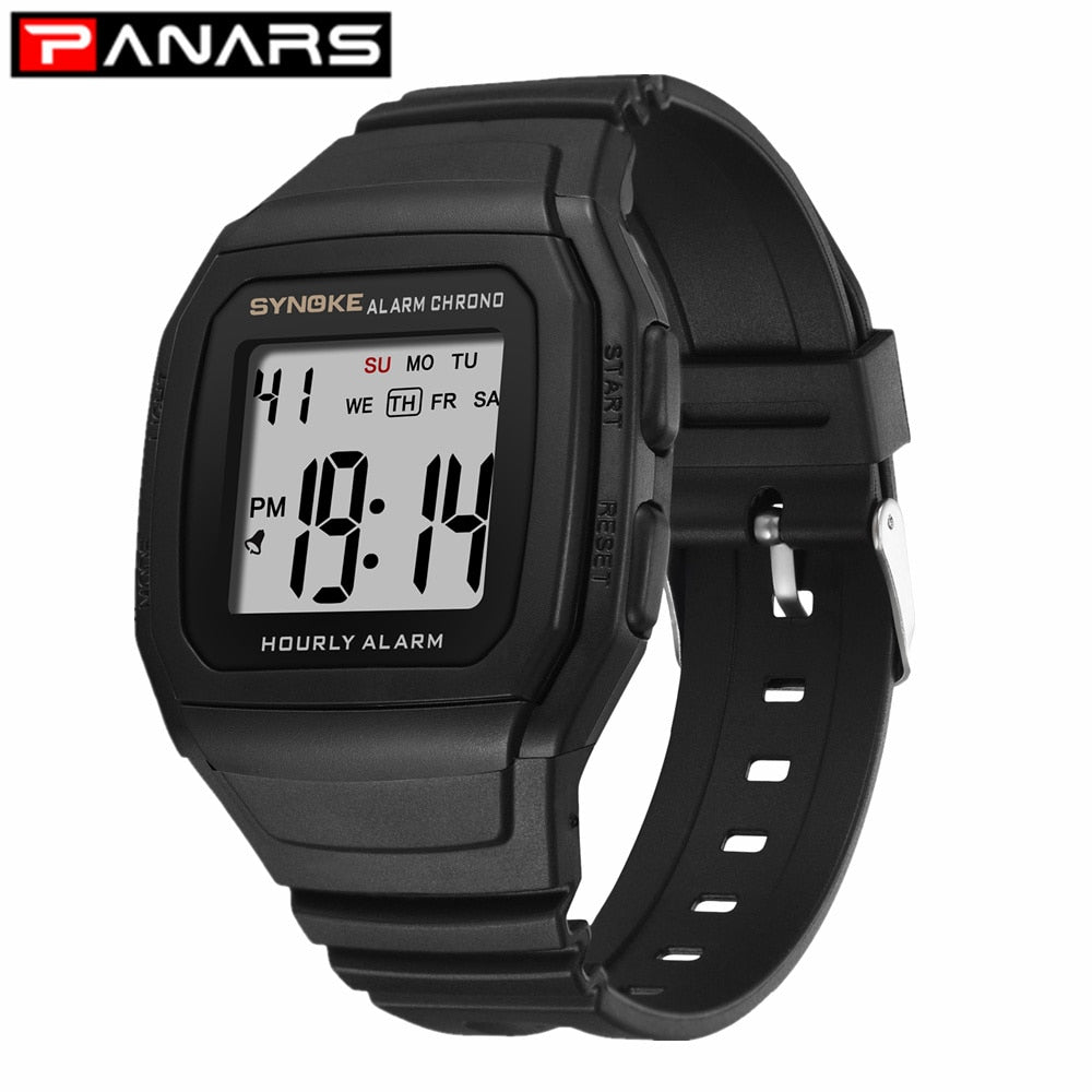 PANARS Sport Watch With Black Band Electronic Watches