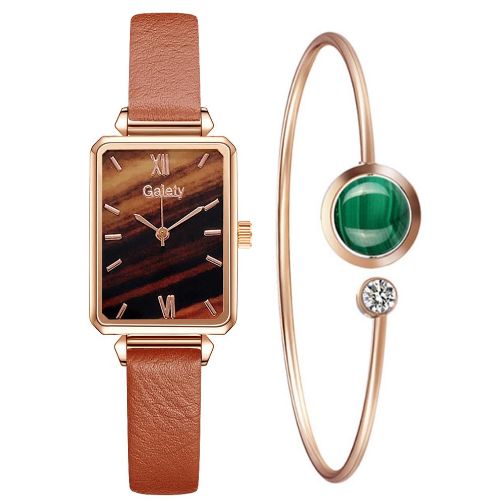 Gaiety Women Fashion Quartz Watch Bracelet Set