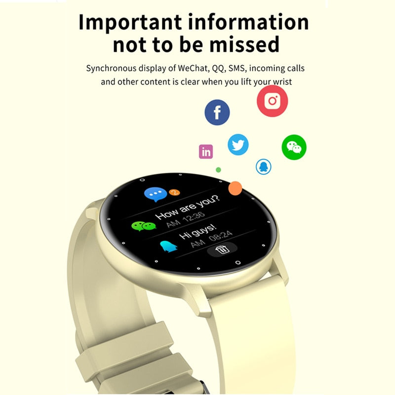 Women smart watches Real-Time Weather Forecast Activity Tracker