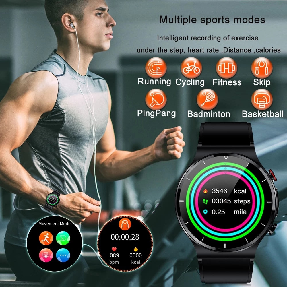 Smart Watch Men Blood Pressure Heart Rate Watches