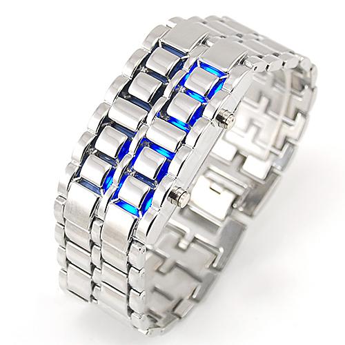 New Style Iron Samurai Metal Bracelet watch men