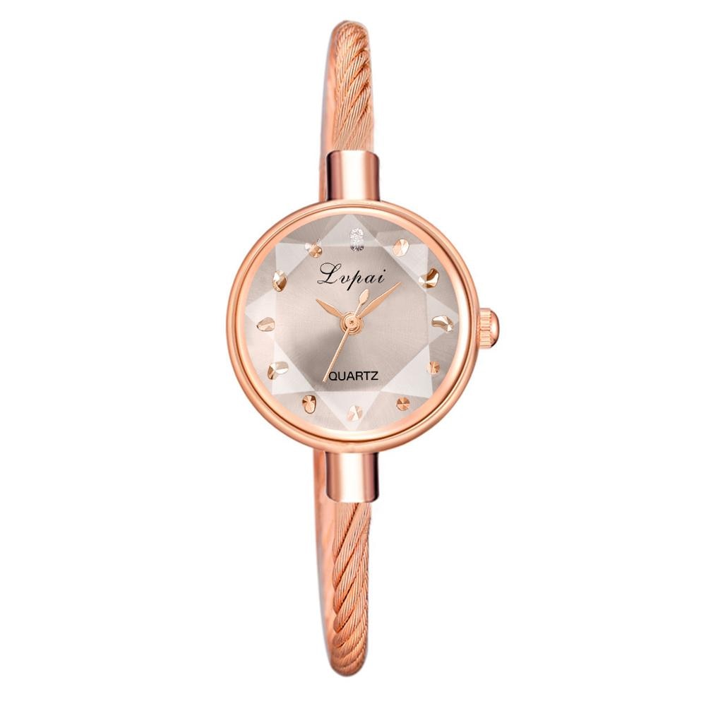 Brand New Ladies Watch Small Rose Gold Bangle Bracelet