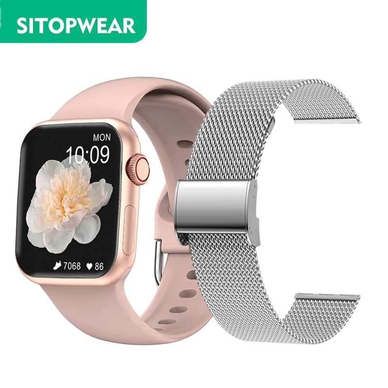 Smart Watch Wireless Charging Smartwatch Bluetooth Calls Watches